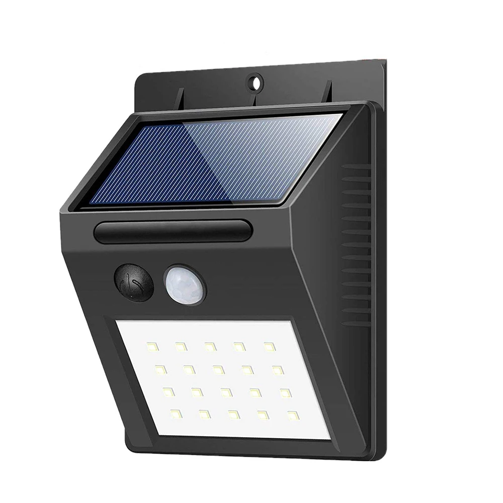 Outdoor Emergency 20 SMD LED Wireless Waterproof IP65 Light 3W Motion Sensor Solar Lamp For Wall Street Garden