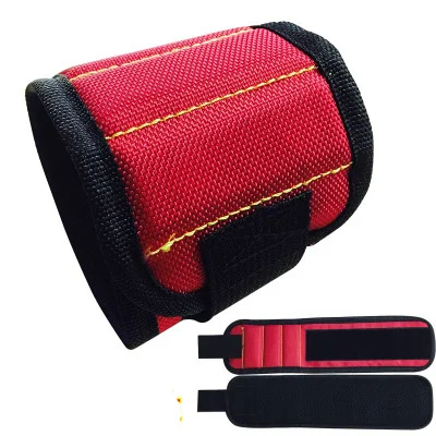 

P541 Magnetic Wristband Pocket Belt Pouch Bag Screws Holder Holding Magnetic bracelets Practical strong Chuck wrist Toolkit, Colors