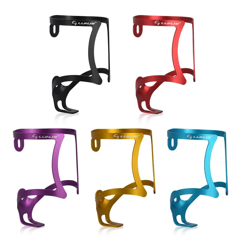 

LUNJE Aluminum Alloy Strong Black Cycle Water Bottle Cage Holder Bicycle bottle cage MTB parts MTB accessories