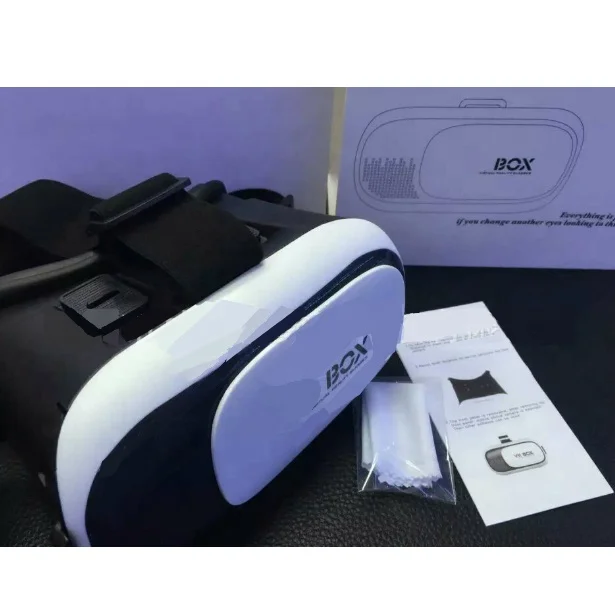 

Custom Logo Available Mobile VR Headsets 3D Box Glasses, White