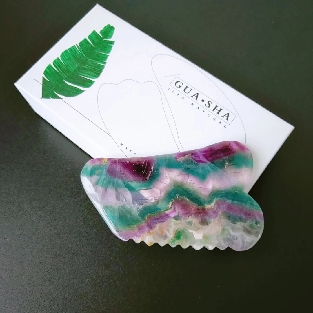 

Best Gift Noiseless Face and Gua Sha Fluorite Gua Sha Facial Tool Face Massage