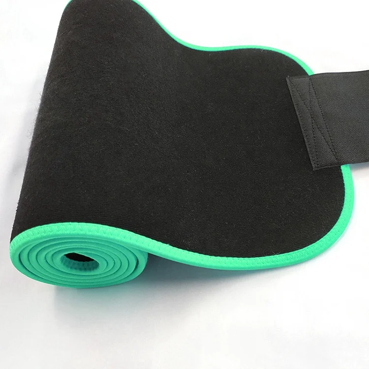 

Private Label High Quality Sports Wrap Tummy Band Men and Women Sauna Slimming sweat waist trimmer belt, Black, yellow, pink, blue or customized