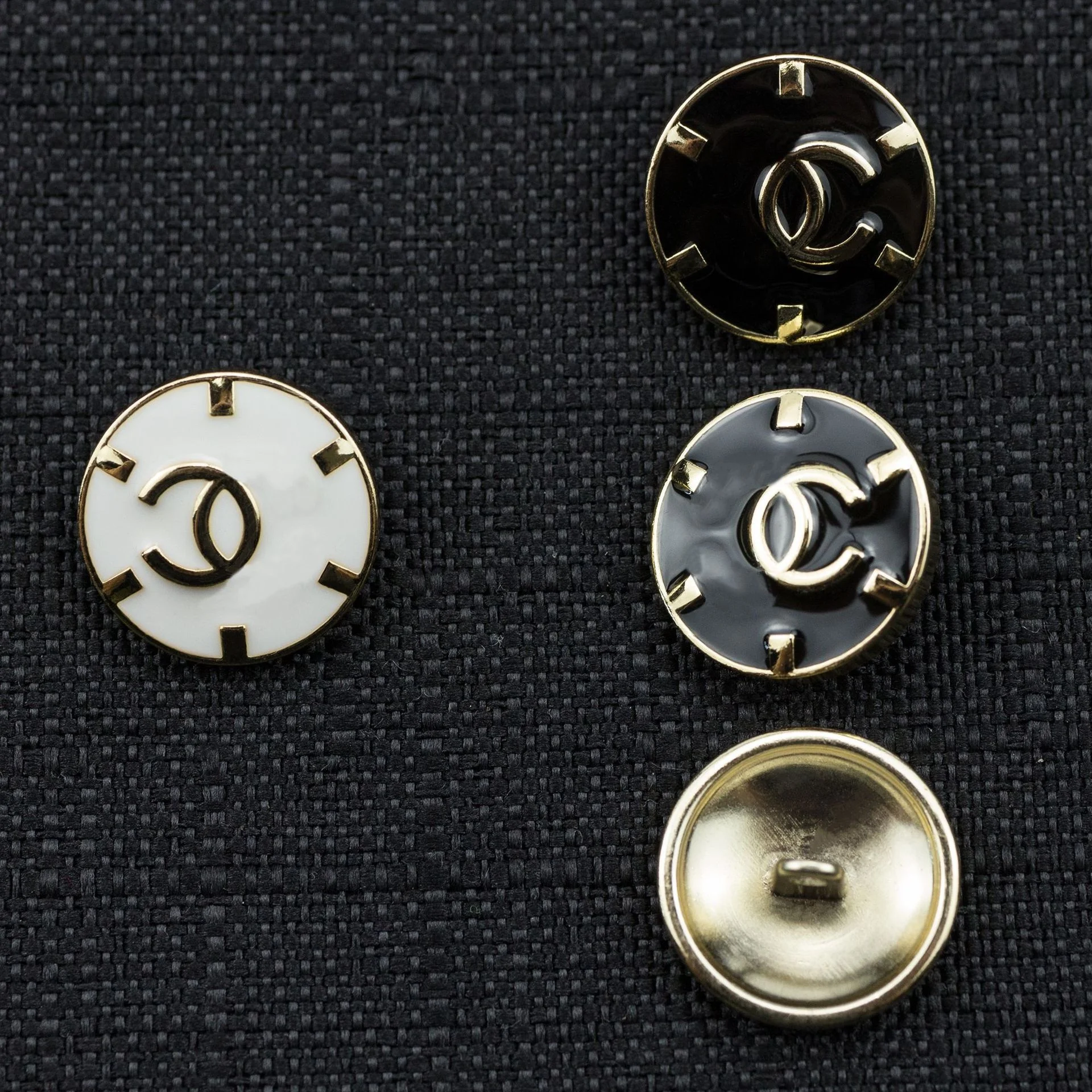 

Zine-alloy coat windbreaker buttons for women western-style button metal buttons for coats, White or transparent