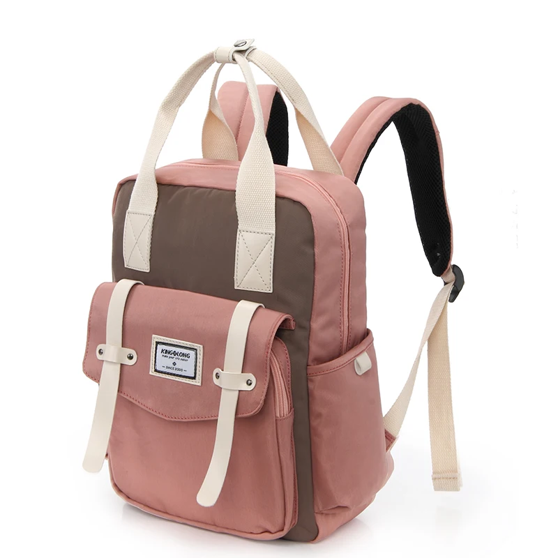 

Casual Custom logo Hiking Girls Softback Backpack Bag for Travelling, Black/customized