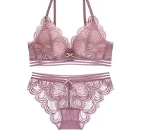 

Women Lace Push Up Bra Sexy Plus Size Bra Panty Sets