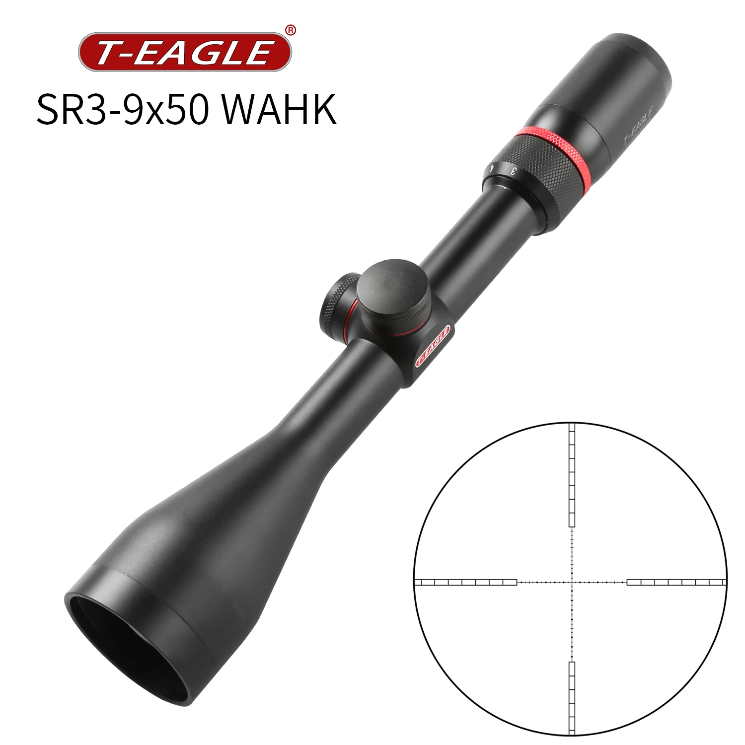 

T-EAGLE SR 3-9X50WA HK Optical Sight Air Rifle Optics Scope Compact Rifle Scope For Hunting Scopes With Rail Mounts