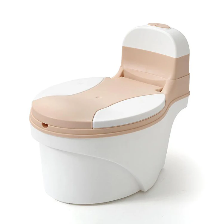 

The new second-generation portable high quality children's toilet simulation toilet, Green,pink,grey