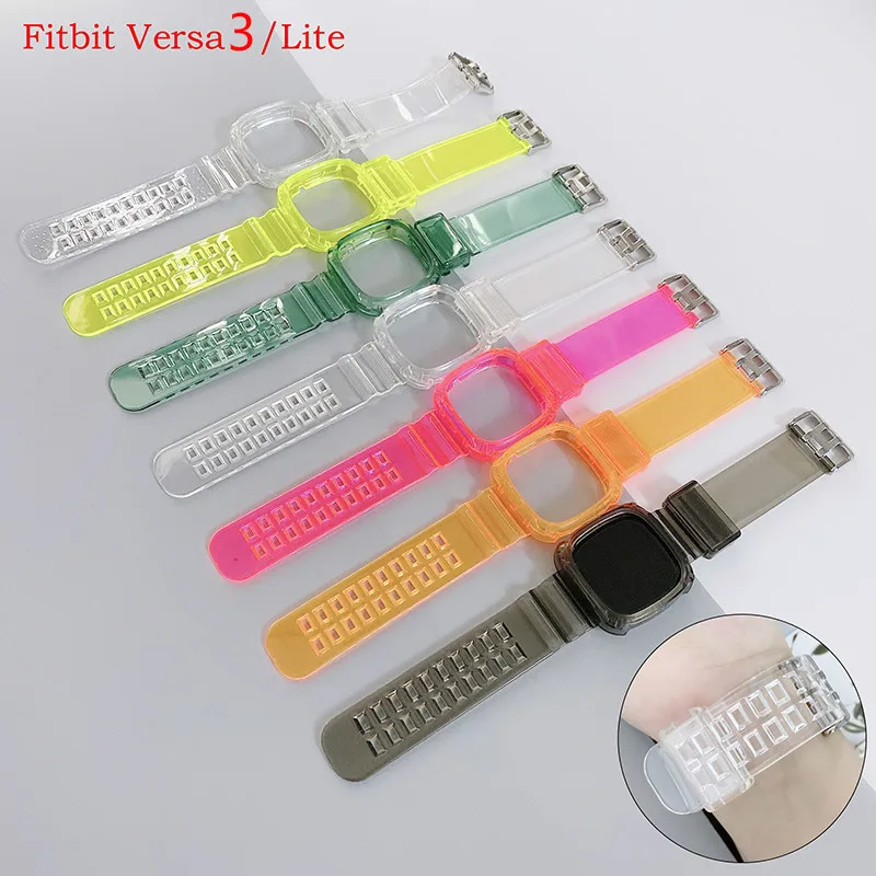 

2020 New Sport Bands ForFitbit Versa 3 Sense Soft Silicone Breathable Sport Watch Strap Wristband Accessories For Versa 3, Black,white,blue,red,pink