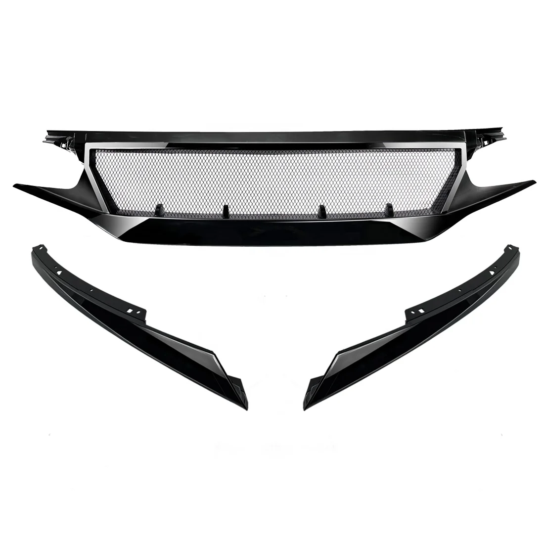 

US STOCK Front Grille For Honda Civic TYPE-R 2016-2018 Car Bumper