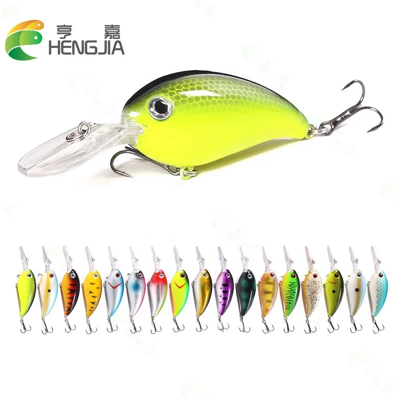 

2019 high Quality fishing lures 10cm 14g Hard Plastic Crank bait, 18 colors