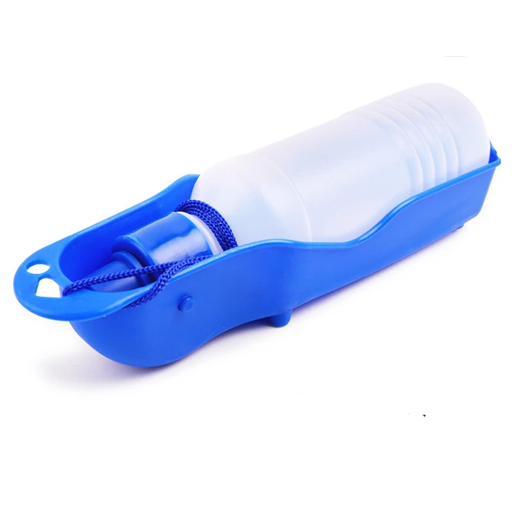 

500ml dog waterer portable hanging type drinking bottle out travel pet supplies soft mouth pet water bottle