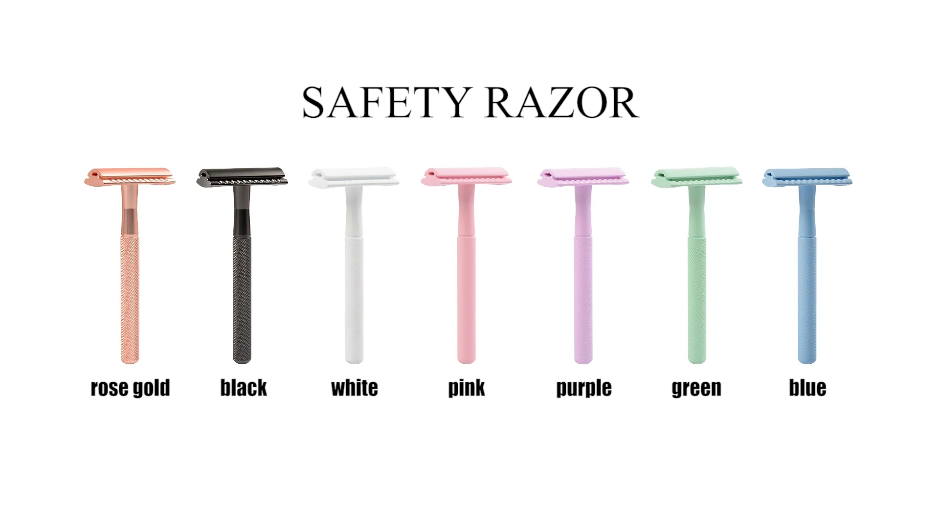 Mens Straight Metal Stainless Steel Double Edge Shaving Safety Razor