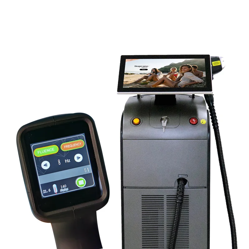 

KM300D Portable diode laser hair removal with 3 wavelength 755nm 808nm1064nm diode laser epilator machine
