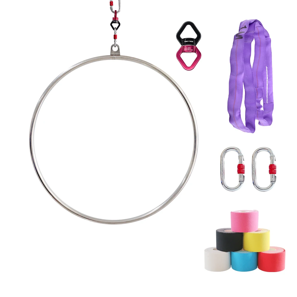 

Lyra Hoop 95cm Stainless steel Aerial Hoop Set, Silver