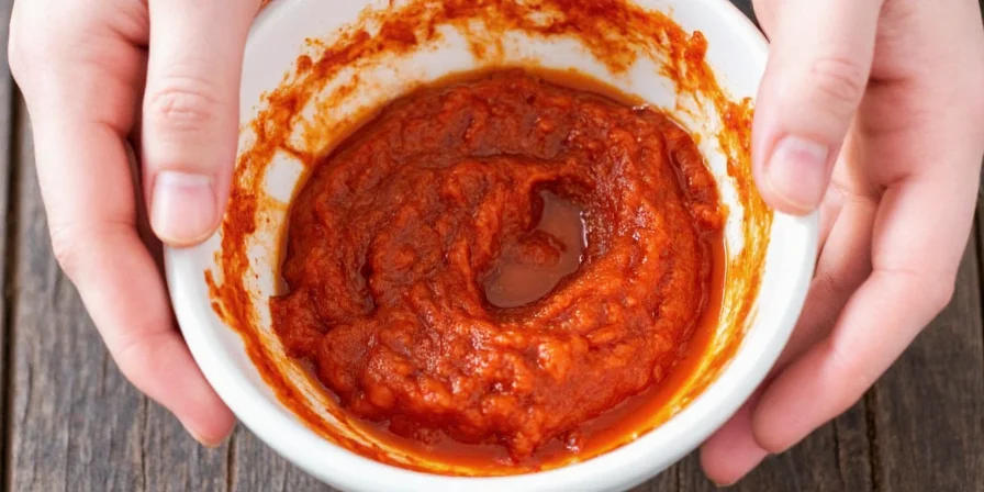 Mixing Gochujang Ingredients
