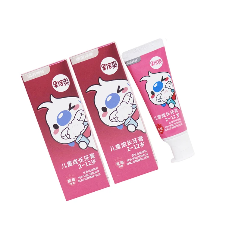
Children Non flouride Anti Sensitive Whitening Toothpaste Kids Cartoon Toothpaste 