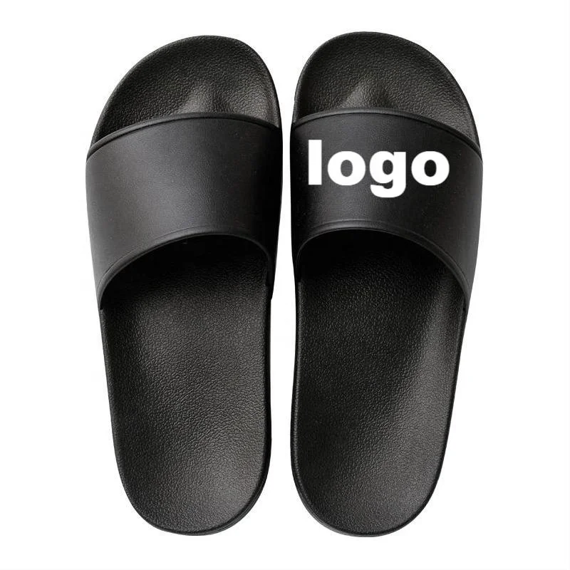 

Custom Printing Logo Pattern Unisex Black Plain 2021 EVA Men Slippers Outdoor Sandals Slides