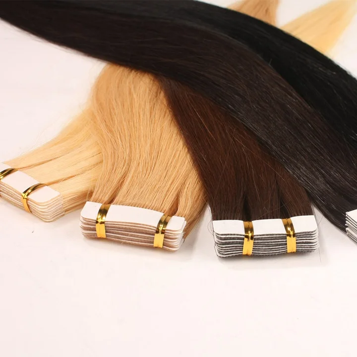 

2017 Most Popular Highest Quality Virgin Cuticle Remy Hair Tape Hair Extension Human
