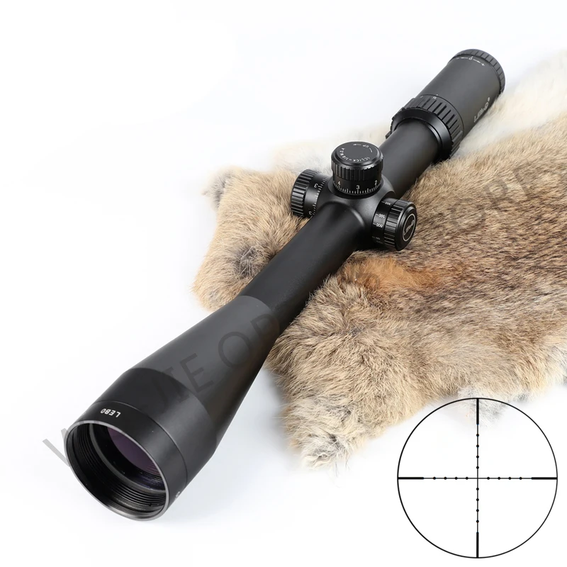 

Hunting Riflescope Optical Sight BJ 6-24x50 Tactical Riflescope with Mil Dot Reticle with Illumination Rifle scope, Black