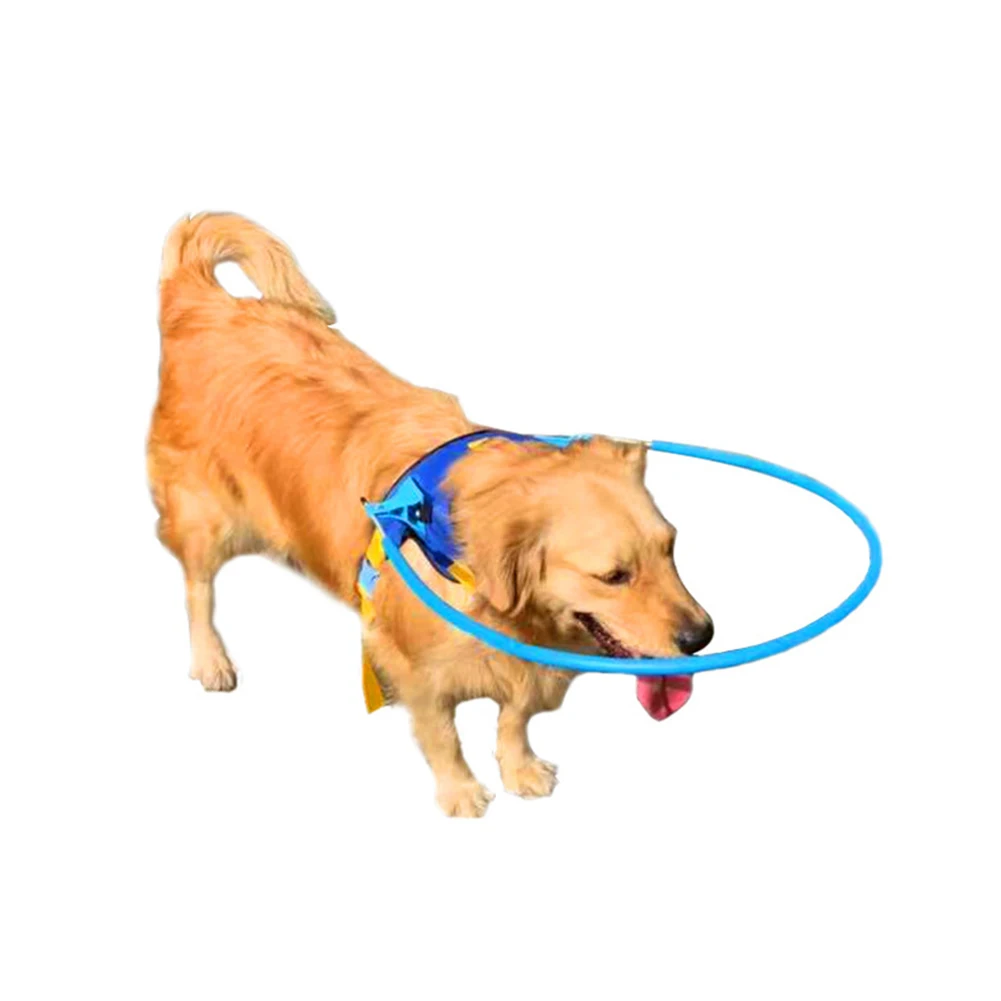 

Practical Upgraged Blind Dog Harness Vest Blind Dogs Protective Vest Ring for Dogs with Sick Eyes Pet Prevent Collision
