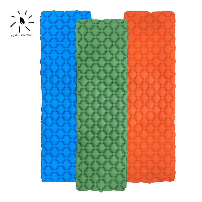 

china factory New TPU Waterproof and Leak-proof Foldable Air Mattress Tent Sleeping Mattress Spring Hiking Camping, According to customer's require