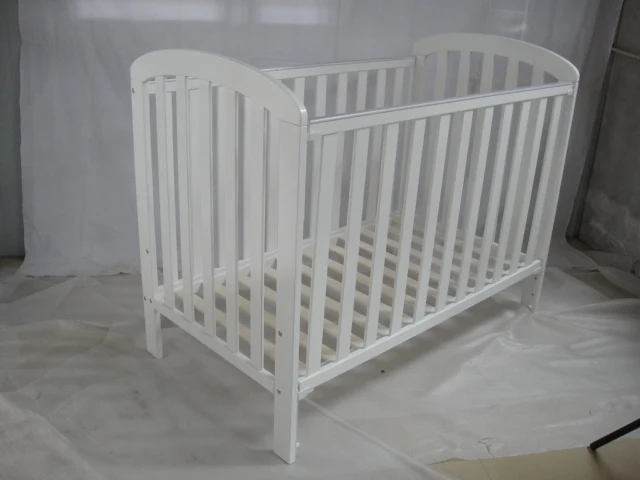 130x70 Non Toxic Paint Wooden Baby Crib In White Buy Wooden