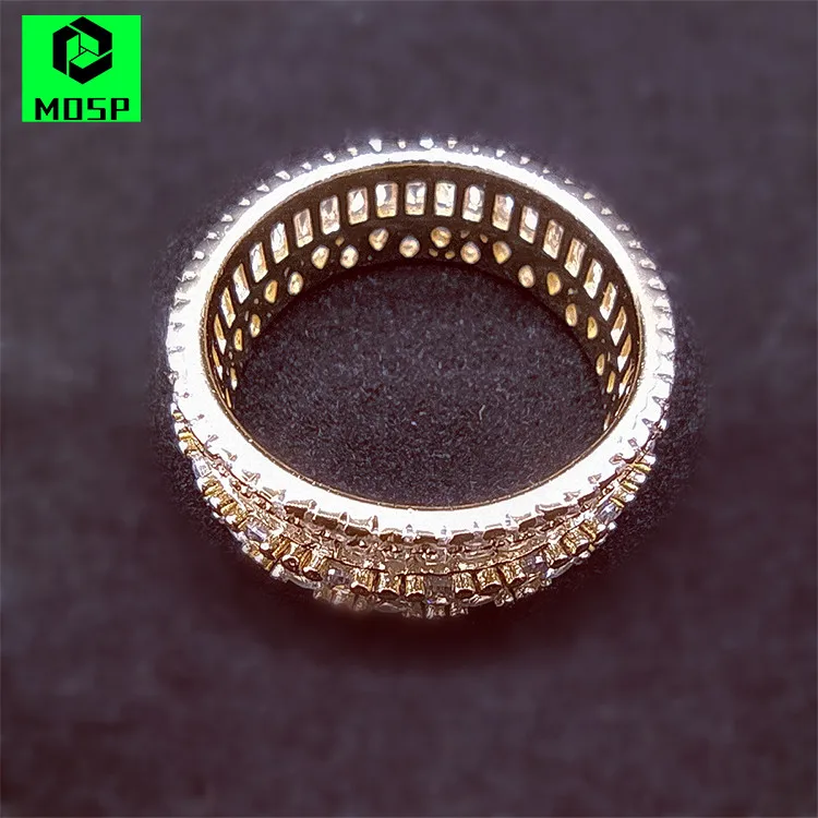 

Personality women diamond 925 silver golden engagement rings jewelry for women 2021