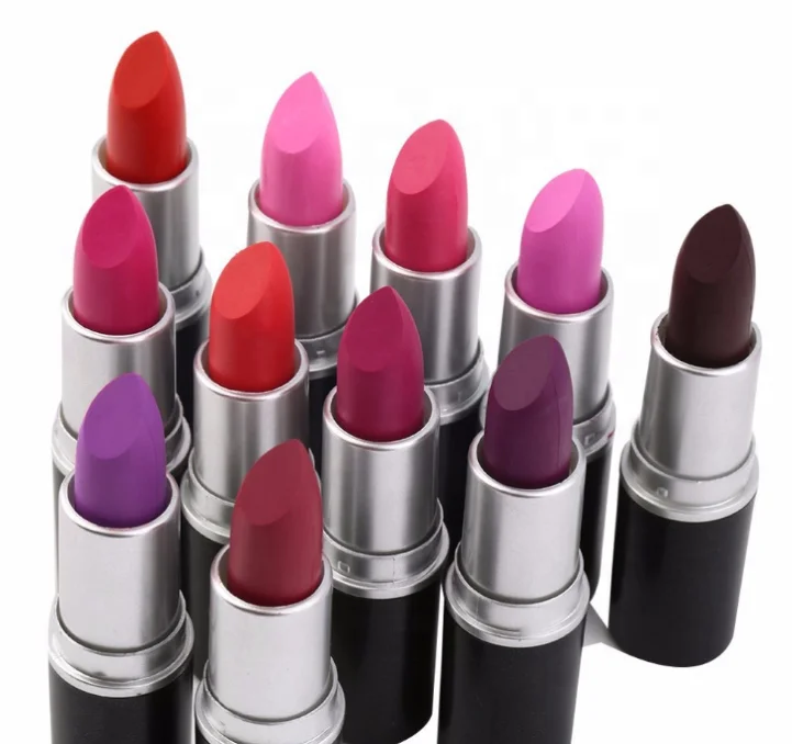 

Popular design matte oem solid lipstick in no brand with low price, 24colors