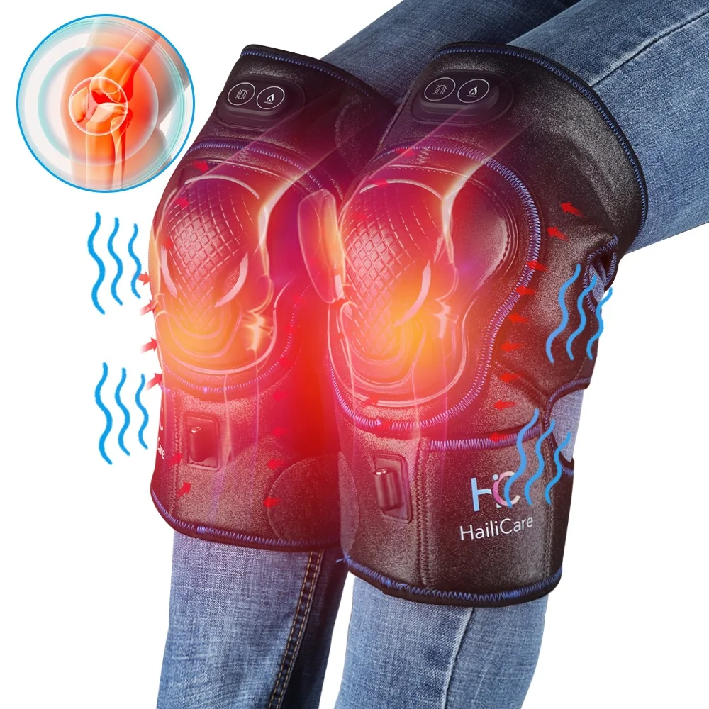 

Hailicare Best Selling Heating Joint Therapy Arthritis Knee Massager With Vibration