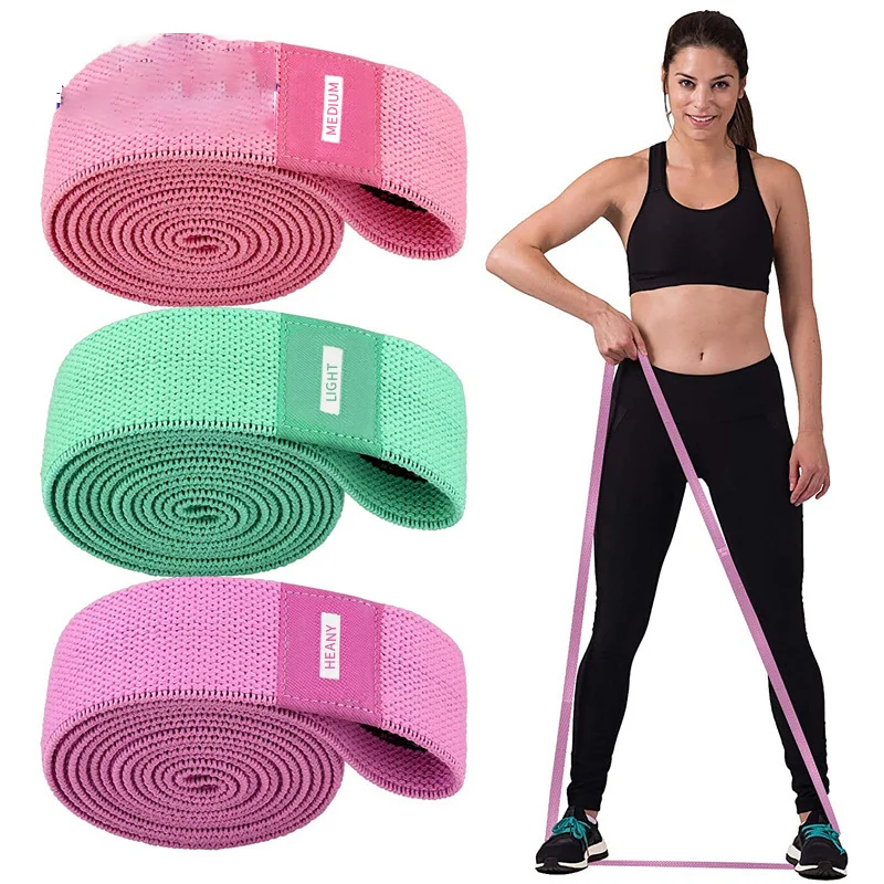 

Create A Charming Curve Like A Goddess Long Fabric Resistance Bands Set