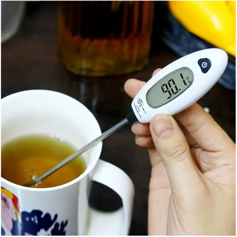 

Profession probe-style home electronic digital cooking food thermometer for kitchen baking milk, water, oil temperature