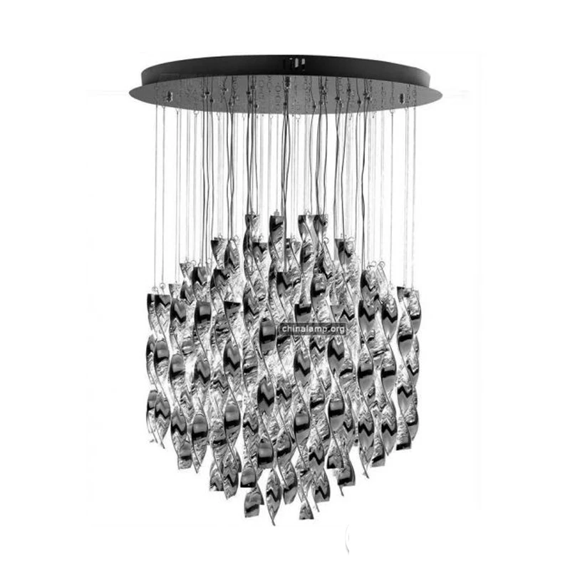 Raindrop modern acrylic chandelier