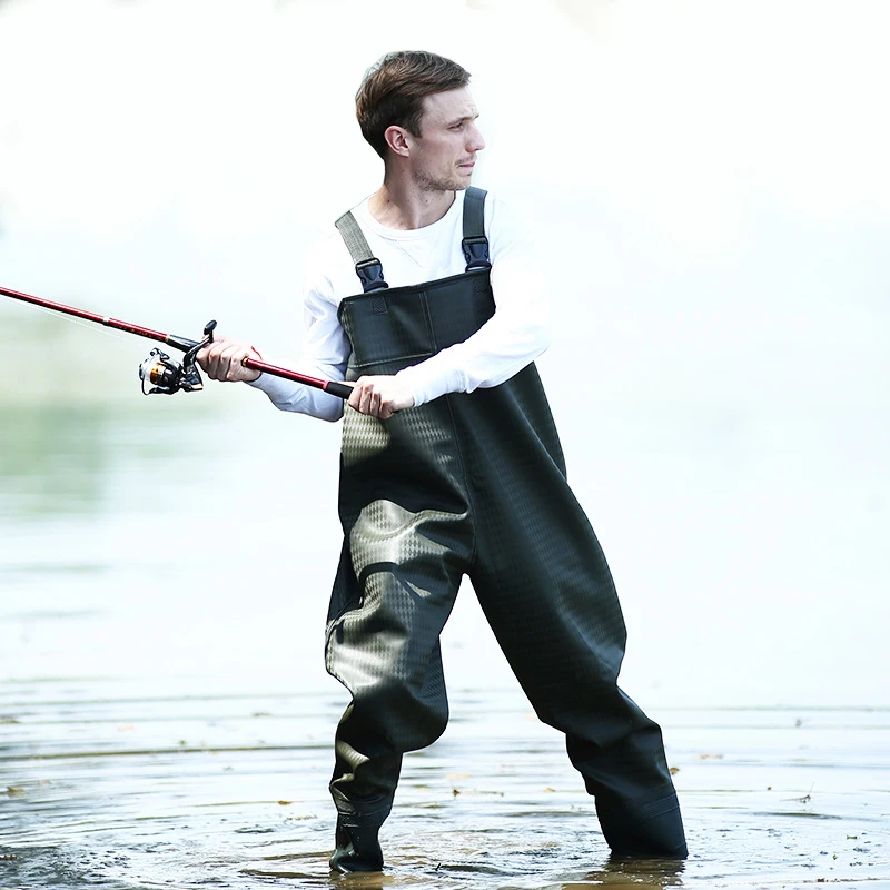

High quality Waterproof Breathable PVC Fly Fishing StockingFoot Chest Fishing Suit Fishing Waders, Customized color