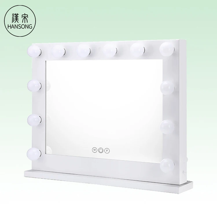 Hoollywood Makeup Mirror With 12 Light Bulbs Frame Vanity