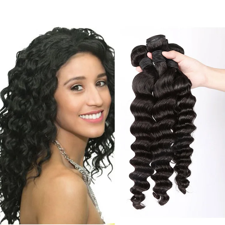 

Wholesale Price Brazilian Virgin Hair Deep Wave Cheap Human Hair Weaving Bundles
