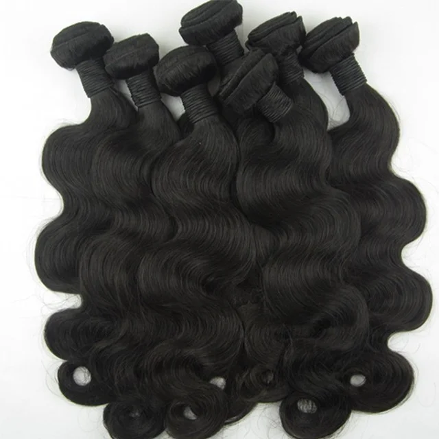 

No Shedding virgin human Hair Weft Mink Peruvian Body Wave Hair