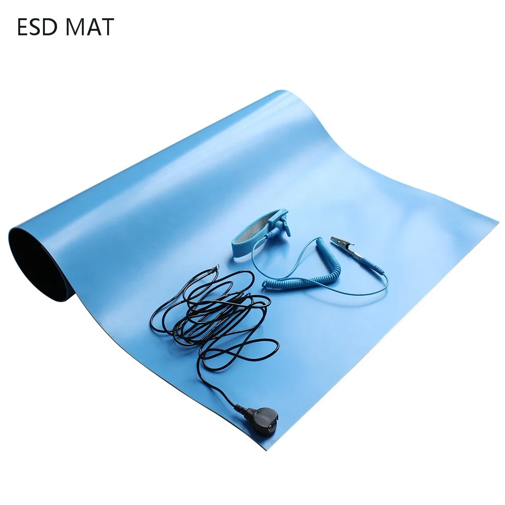 Anti-slip Conductive And Antistatic Rubber Sheet / Esd Table Mat - Buy ...