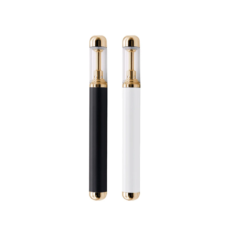 

UK online shopping Bottom USB rechargeable 0.5ml 1ml cbd vaporizer empty 1.2ml vap 280mah melatonin sleep, White/ black/ gold/ customized color