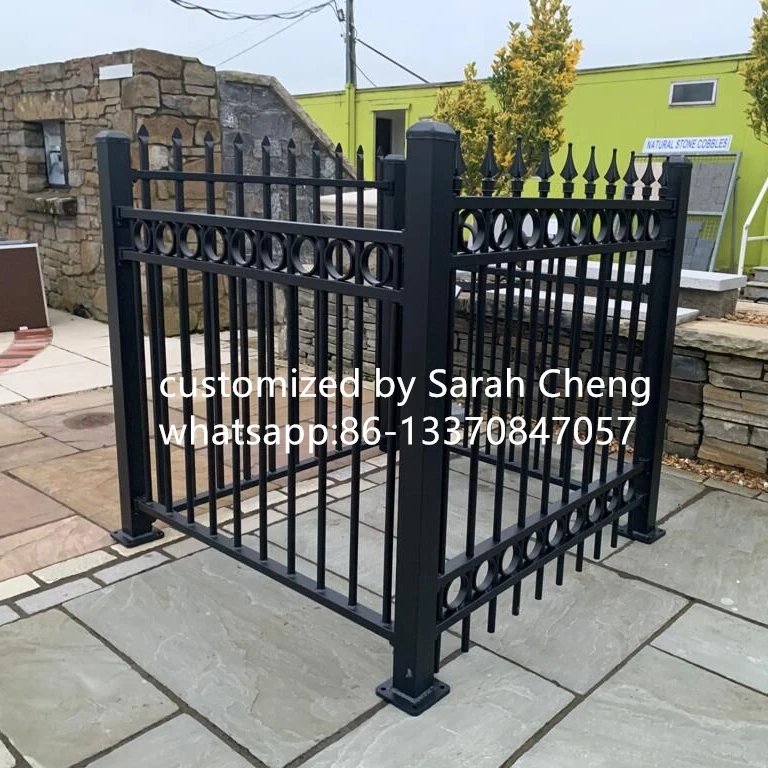 

Aluminum powder coating fence display Hot Factory Directly Sale, Customer's request