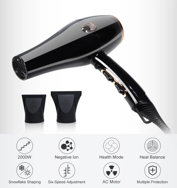 Salon Equipment Energy Efficient Hair Drying Machine Professional Hairdryer Ac Motor