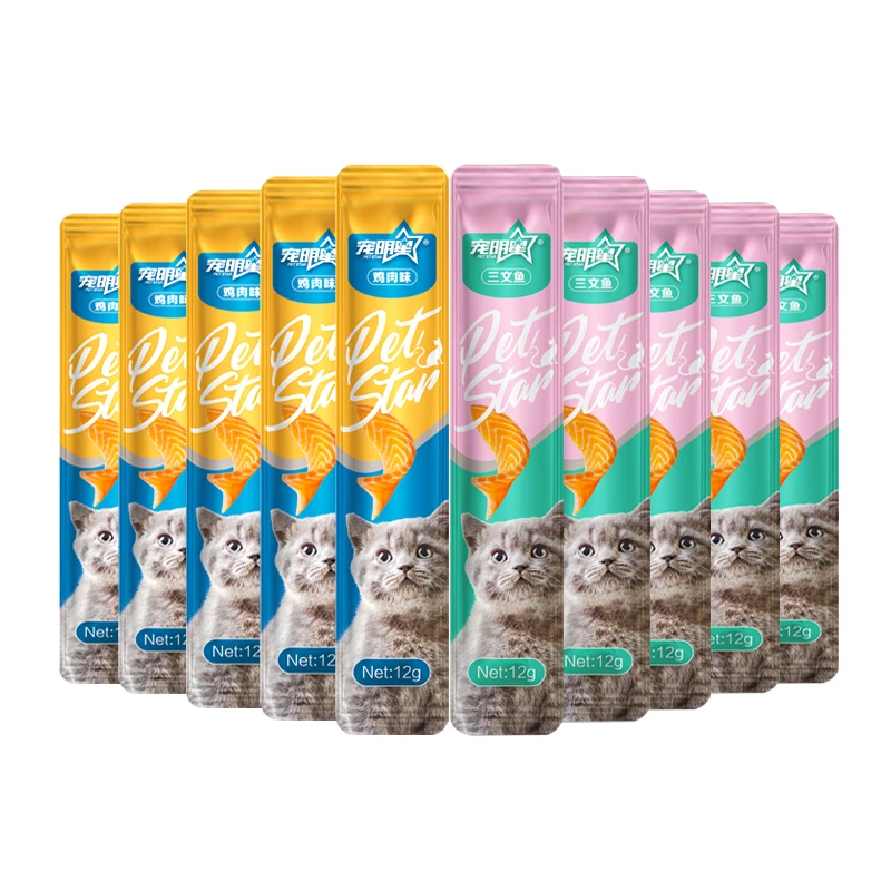 

Factory supply 12g delicious cat bars cat treat snack wet food, Picture