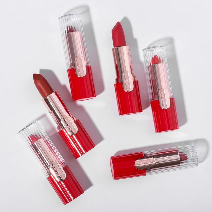 

Multi-color lipstick set Custom lipstick set moisturizes waterproof lipstick with your LOGO ladies cosmetics