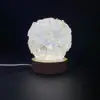 Wholesale natural crystal lamp clear quartz crystal stone lamp crystal craft for decoration