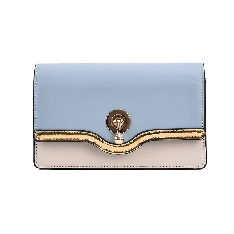 

Hot Selling Leather Purse Handbags Famous Brands  Hand Bags PU Leather Lock Shoulder Crossbody Bags, 4 colors