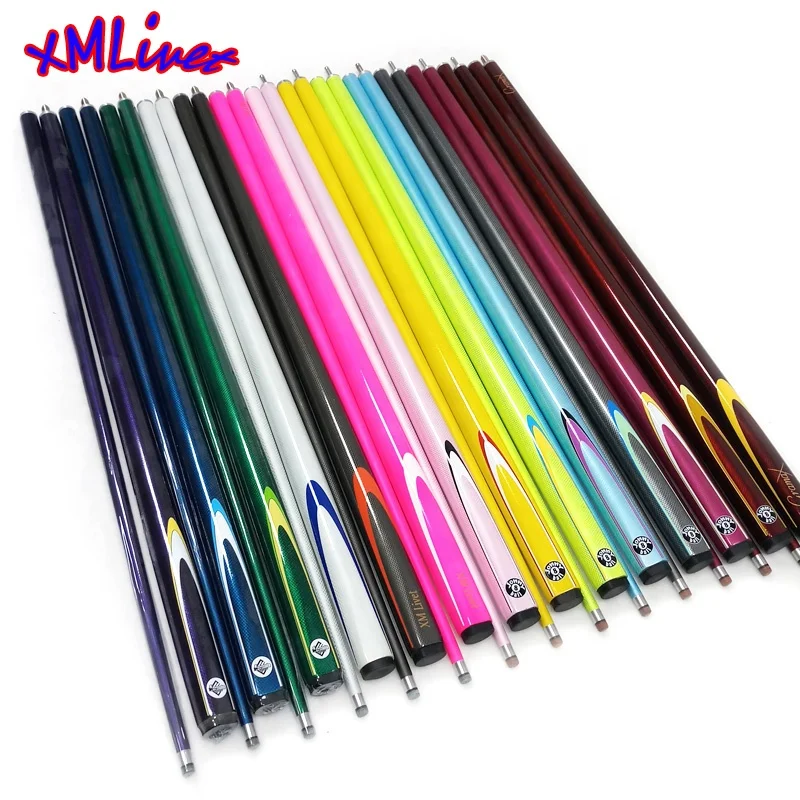 

xmlivet Colorful Carbon snooker cues 9.5mm Billiards Pool cue sticks wholesales, Black/white/pink/wine red/blue/grey/yellow/green