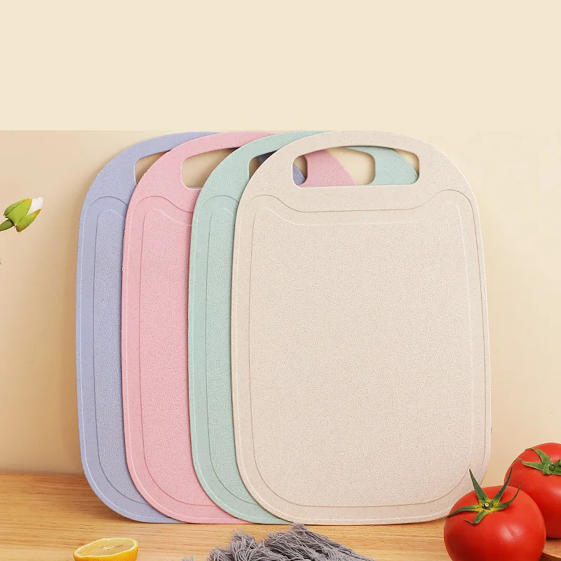 

JTX444 Non-Slip Kitchen Meat Fruit Vegetable Cutting Board Food Slice Cut Chopping Block Multifunctional Plastic Cutting Board