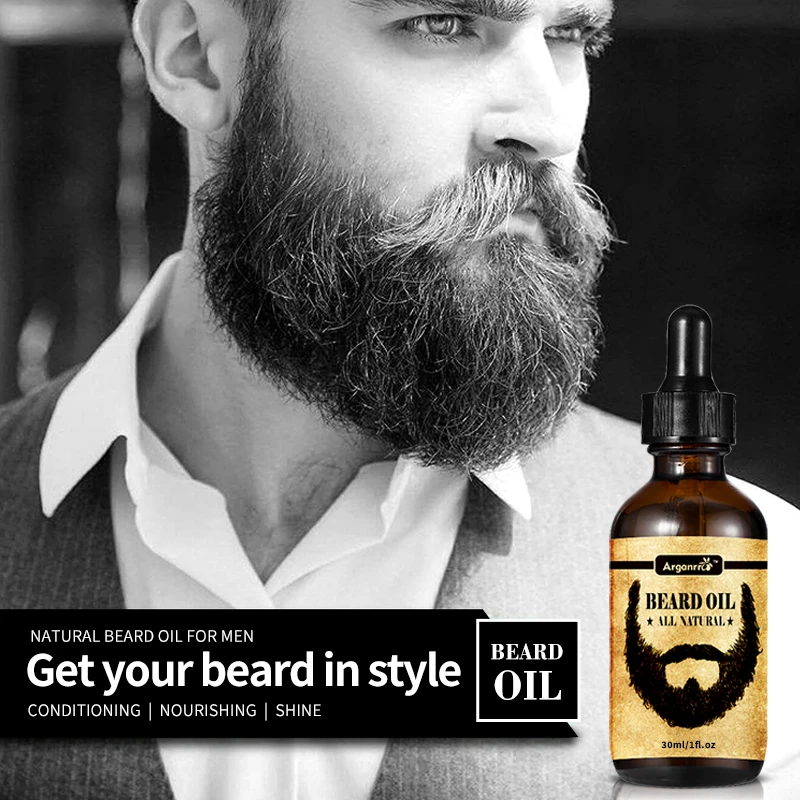 
Oem private package beard growth oil for men beard growth moisturizing ,can get 100 pcs combs for free 