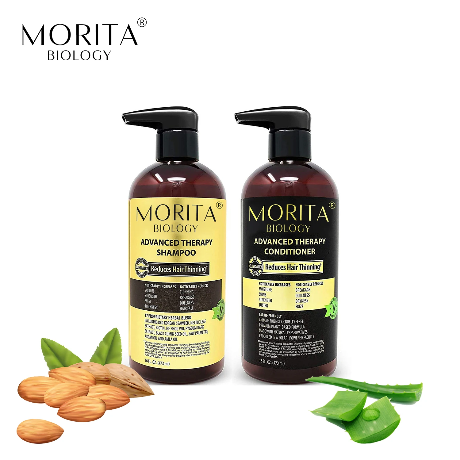 

Spot Wholesale Argan Oil Reduces Hair Thinning Advanced Therapy Shampoo and Conditioner Brazilian Scalp Massager Shampoo