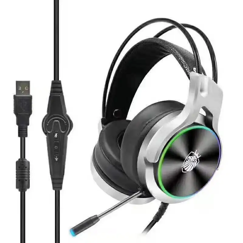 

Tuner X7 Desktop Computer Headset Head-up Game With Microphone Notebook Subwoofer USB E-sports Headset