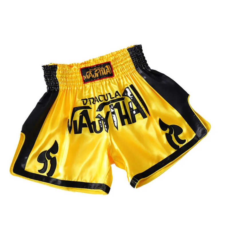 

Customized Muay Thai Fight Shorts Men's Boxing Mma Combat Grappling Fitness Kickboxing Short, Yellow green
